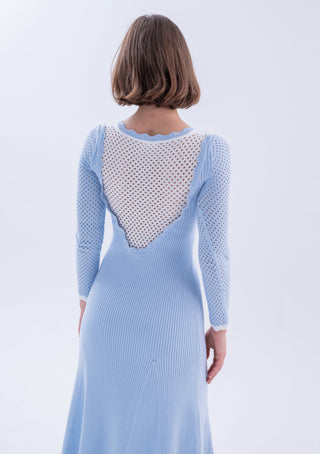 Knitted Dress "Blue"