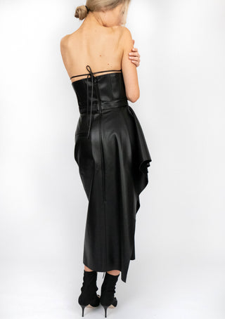 Asymmetrical Bustier Dress